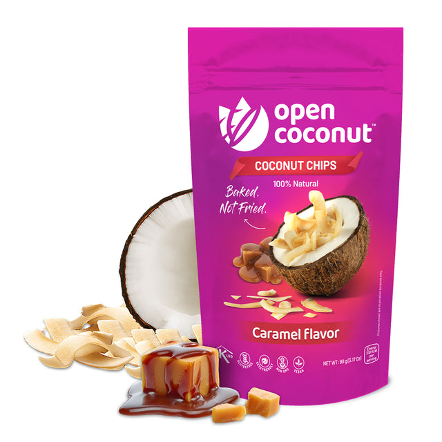 Coconut Chips Caramel Flavor